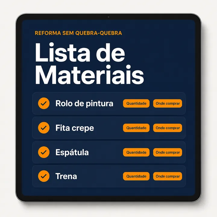 Lista de Materiais